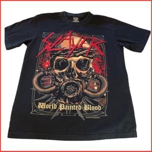 Slayer World Painted Blood Tee Shirt Size Large